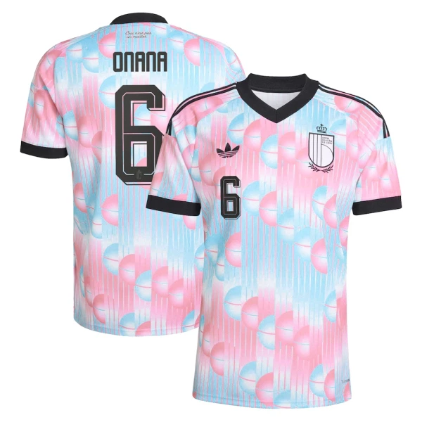 België Onana 6 Shirt Heren Uit WK 2026
