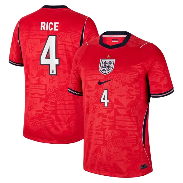 Engeland Rice 4 Shirt Heren Uit WK 2026