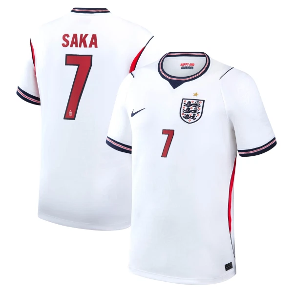 Engeland Saka 7 Shirt Heren Thuis WK 2026