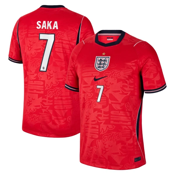Engeland Saka 7 Shirt Heren Uit WK 2026