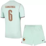 Frankrijk Camavinga 6 Tenue Kind Uit WK 2026