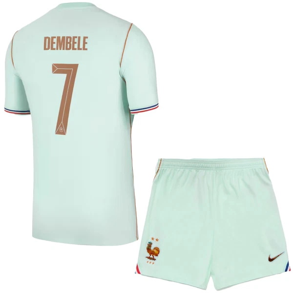 Frankrijk O. Dembele 7 Tenue Kind Uit WK 2026