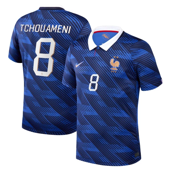 Frankrijk Tchouaméni 8 Shirt Heren Thuis WK 2026