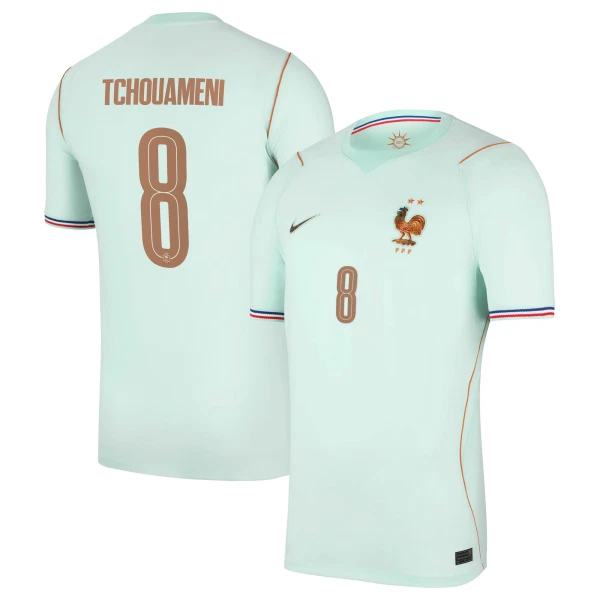 Frankrijk Tchouaméni 8 Shirt Heren Uit WK 2026