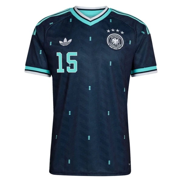 Duitsland N. Schlotterbeck 15 Shirt Heren Uit WK 2026