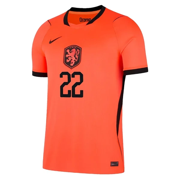 Nederland Dumfries 22 Shirt Heren Thuis WK 2026