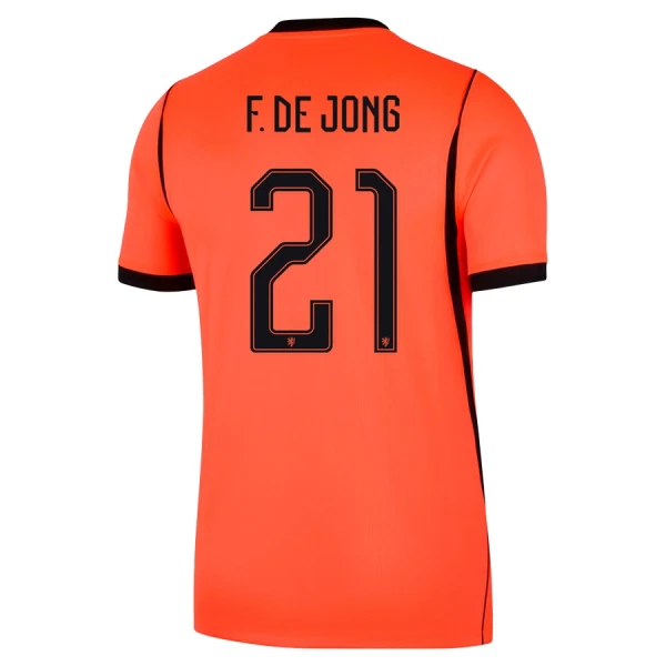 Nederland Frenkie de Jong 21 Shirt Heren Thuis WK 2026