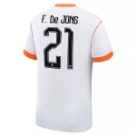 Nederland Frenkie de Jong 21 Shirt Heren Uit WK 2026