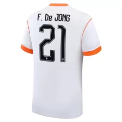 Nederland Frenkie de Jong 21 Shirt Heren Uit WK 2026