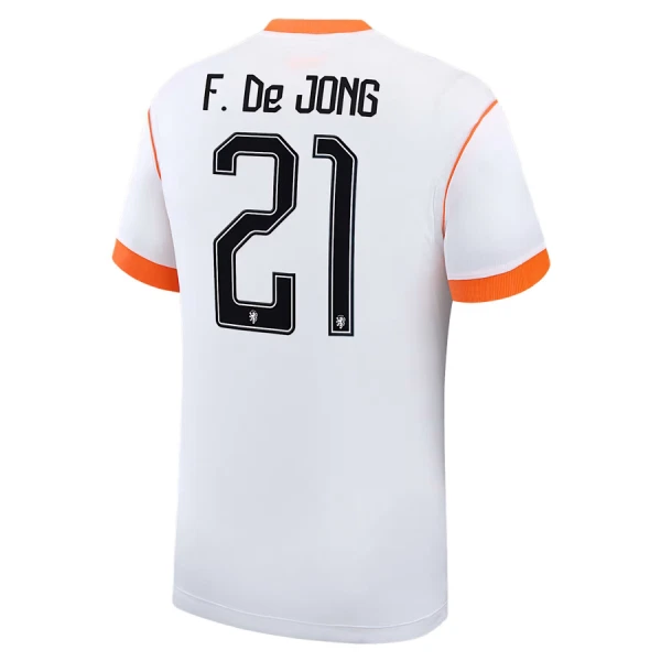 Nederland Frenkie de Jong 21 Shirt Heren Uit WK 2026