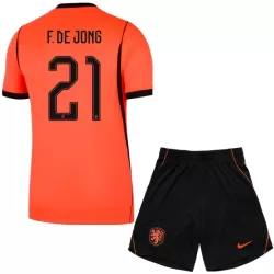 Nederland Frenkie de Jong 21 Tenue Kind Thuis WK 2026