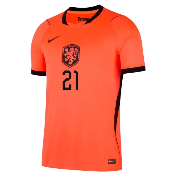Nederland Frenkie de Jong 21 Tenue Kind Thuis WK 2026