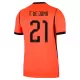Nederland Frenkie de Jong 21 Tenue Kind Thuis WK 2026