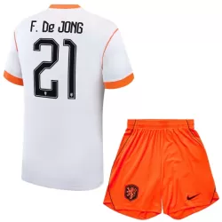 Nederland Frenkie de Jong 21 Tenue Kind Uit WK 2026
