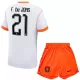 Nederland Frenkie de Jong 21 Tenue Kind Uit WK 2026