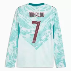 Portugal Ronaldo 7 Shirt Heren Uit WK 2026 Lange Mouw