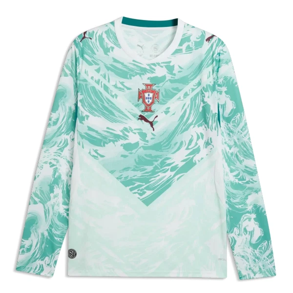 Portugal Shirt Heren Uit WK 2026 Lange Mouw