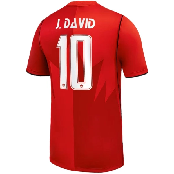 Canada J. David 10 Shirt Heren Thuis WK 2026