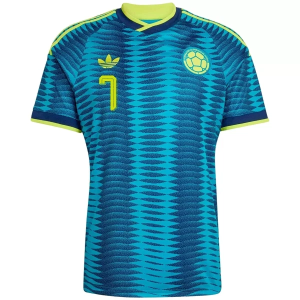 Colombia Luis Díaz 7 Shirt Heren Uit WK 2026