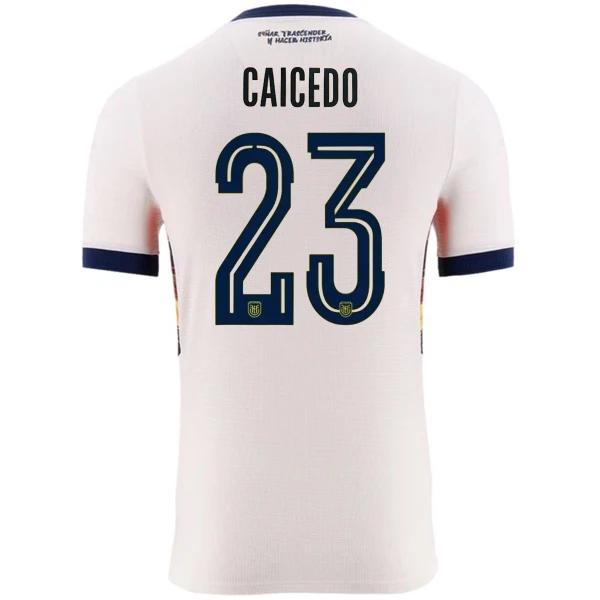 Ecuador Caicedo 23 Shirt Heren Derde WK 2026