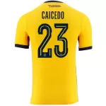Ecuador Caicedo 23 Shirt Heren Thuis WK 2026