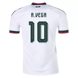 Mexico A. Vega 10 Shirt Heren Uit WK 2026