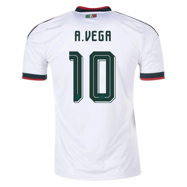 Mexico A. Vega 10 Shirt Heren Uit WK 2026
