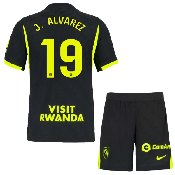 Atlético Madrid J. Alvarez 19 Tenue Kind Uit 2026/27 Atlético Madrid J. Alvarez 19 Tenue Kind Uit 2026/27