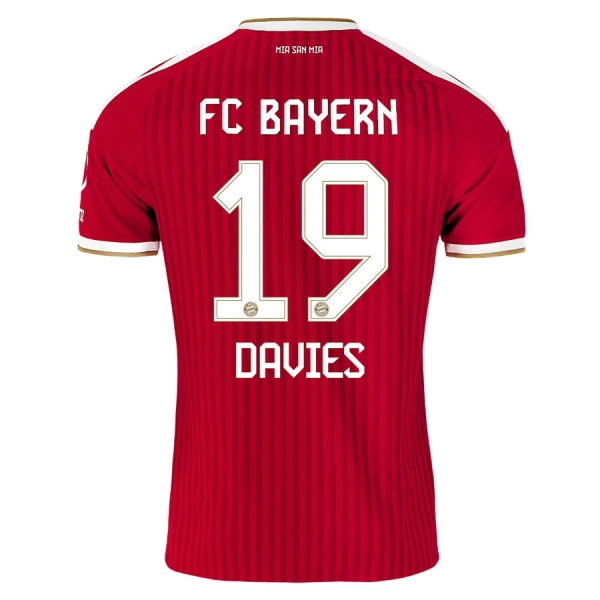 FC Bayern München Davies 19 Shirt Heren Thuis 2026/27 FC Bayern München Davies 19 Shirt Heren Thuis 2026/27