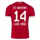 FC Bayern München Luis Díaz 14 Tenue Kind Thuis 2026/27