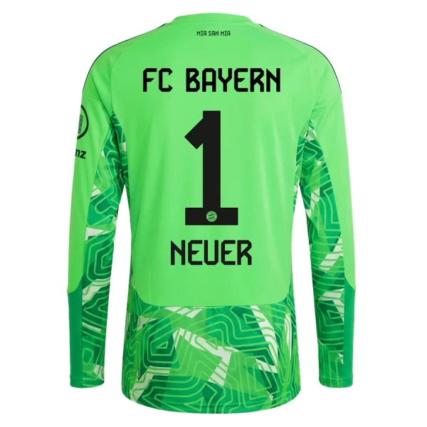 FC Bayern München Neuer 1 Keeper Shirt Heren Thuis 2026/27 Lange Mouw FC Bayern München Neuer 1 Keeper Shirt Heren Thuis 2026/27 Lange Mouw