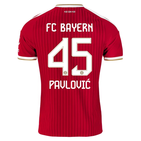 FC Bayern München Pavlovic 45 Shirt Heren Thuis 2026/27 FC Bayern München Pavlovic 45 Shirt Heren Thuis 2026/27