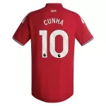 Manchester United Cunha 10 Shirt Heren Thuis 2026/27