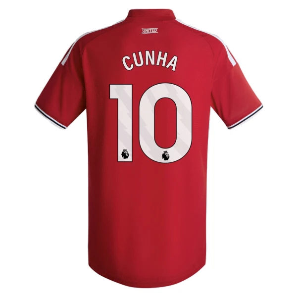 Manchester United Cunha 10 Shirt Heren Thuis 2026/27 Manchester United Cunha 10 Shirt Heren Thuis 2026/27