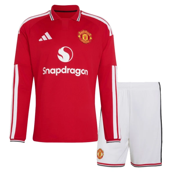 Manchester United Tenue Kind Thuis 2026/27 Lange Mouw Manchester United Tenue Kind Thuis 2026/27 Lange Mouw