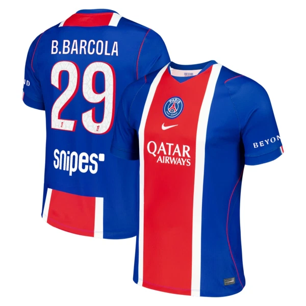 Paris Saint-Germain Bradley Barcola 29 Shirt Heren Thuis 2026/27 Paris Saint-Germain Bradley Barcola 29 Shirt Heren Thuis 2026/27