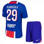 Paris Saint-Germain Bradley Barcola 29 Tenue Kind Thuis 2026/27