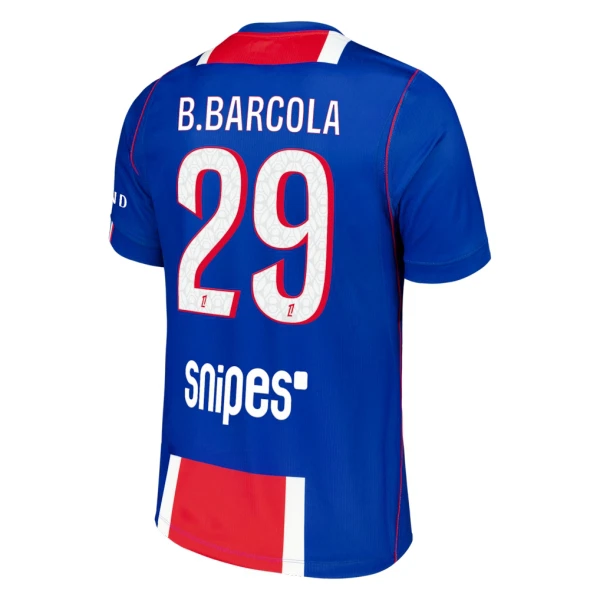 Paris Saint-Germain Bradley Barcola 29 Tenue Kind Thuis 2026/27