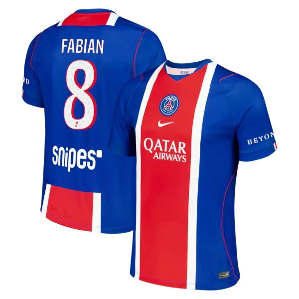 Paris Saint-Germain Fabian 8 Shirt Heren Thuis 2026/27 Paris Saint-Germain Fabian 8 Shirt Heren Thuis 2026/27