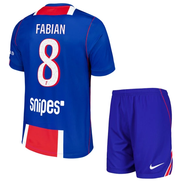 Paris Saint-Germain Fabian 8 Tenue Kind Thuis 2026/27 Paris Saint-Germain Fabian 8 Tenue Kind Thuis 2026/27