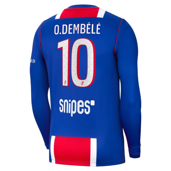 Paris Saint-Germain O. Dembele 10 Shirt Heren Thuis 2026/27 Lange Mouw