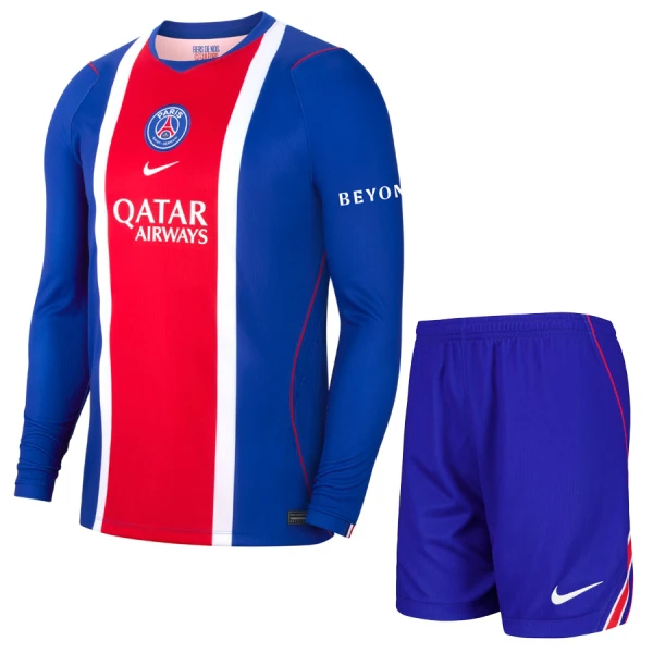 Paris Saint-Germain Tenue Kind Thuis 2026/27 Lange Mouw Paris Saint-Germain Tenue Kind Thuis 2026/27 Lange Mouw