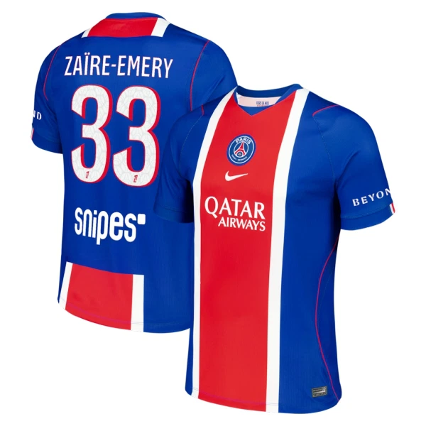 Paris Saint-Germain Zaire Emery 33 Shirt Heren Thuis 2026/27