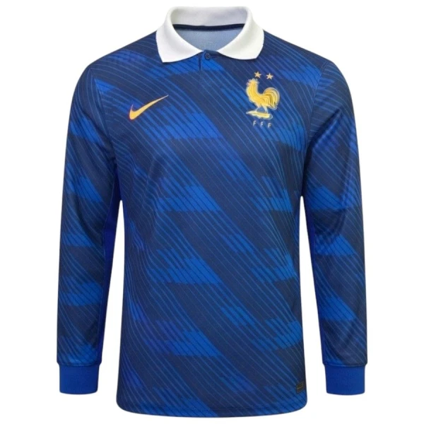 Frankrijk Shirt Heren Thuis WK 2026 Lange Mouw Frankrijk Shirt Heren Thuis WK 2026 Lange Mouw