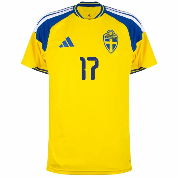 Zweden Gyokeres 17 Shirt Heren Thuis WK 2026