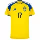 Zweden Gyokeres 17 Shirt Heren Thuis WK 2026