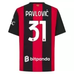 AC Milan Pavlovic 31 Shirt Heren Thuis 2026/27