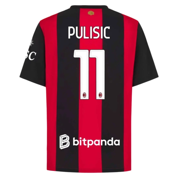 AC Milan Pulisic 11 Shirt Heren Thuis 2026/27 AC Milan Pulisic 11 Shirt Heren Thuis 2026/27