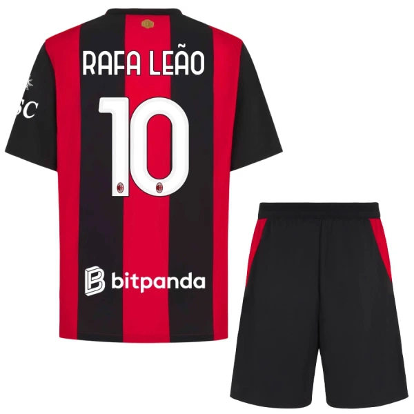 AC Milan Rafael Leao 10 Tenue Kind Thuis 2026/27 AC Milan Rafael Leao 10 Tenue Kind Thuis 2026/27
