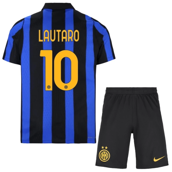 Inter Milan Lautaro 10 Tenue Kind Thuis 2026/27 Inter Milan Lautaro 10 Tenue Kind Thuis 2026/27